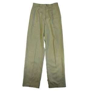 Vintage Star CCC Juniors 7 Green Wide Leg Lightweight‎ Trouser Pants USA Slacks